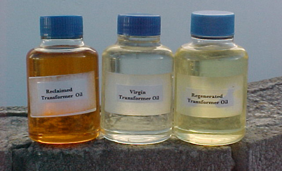Three sample jars of eNZoil refined products.